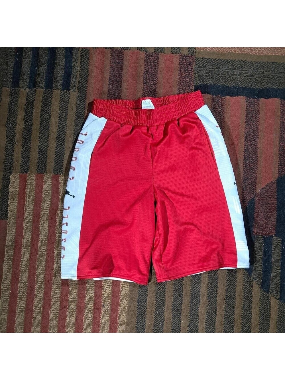 Jordan Basketball Shorts Men's M Red White